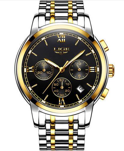 Reloj de Hombre Cuarzo Acero Inoxidable Automático Luminoso Resistente al Agua - Image 9