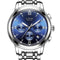 Reloj de Hombre Cuarzo Acero Inoxidable Automático Luminoso Resistente al Agua