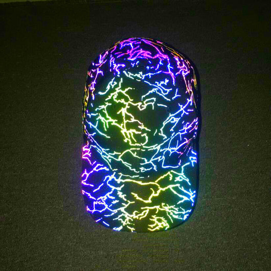 Gorra de Béisbol Reflectante con Patrón Nido de Pájaro - Estilo Hip Hop Urbano - Image 4