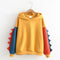 Sudadera con Capucha Dinosaurio Colores Contrastantes Abrigo Manga Larga
