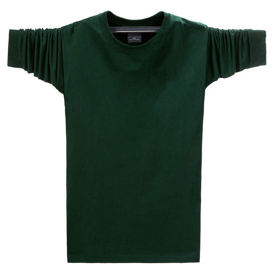 Playera Deportiva Holgada para Hombre - Cuello Redondo Manga Larga Talla Grande - Image 9