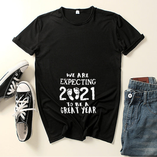 Playera de Maternidad con Estampado Infantil de Manga Corta - Image 6