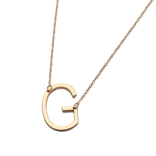Collar de Letra Minimalista Europeo y Americano - Image 31