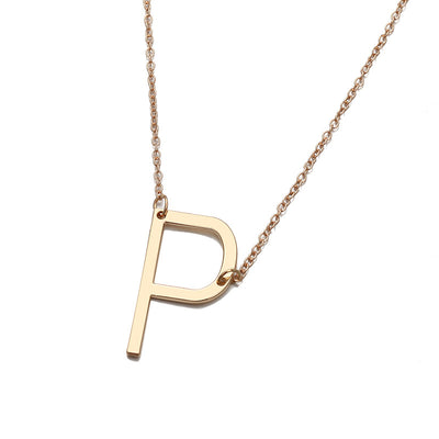 Collar de Letra Minimalista Europeo y Americano - Image 33
