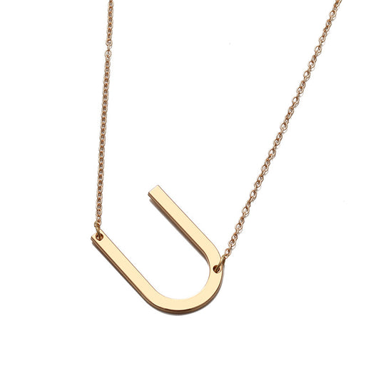 Collar de Letra Minimalista Europeo y Americano - Image 41