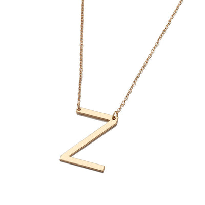 Collar de Letra Minimalista Europeo y Americano - Image 43