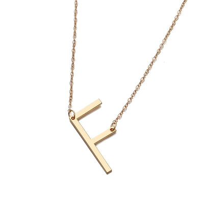 Collar de Letra Minimalista Europeo y Americano - Image 46
