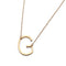 European And American Simple Jewelry Letter Necklace Dorado G