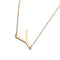 European And American Simple Jewelry Letter Necklace Dorado Y