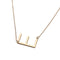 European And American Simple Jewelry Letter Necklace Dorado E