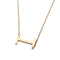 European And American Simple Jewelry Letter Necklace Dorado I