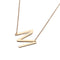 European And American Simple Jewelry Letter Necklace Dorado M