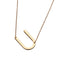 European And American Simple Jewelry Letter Necklace Dorado U