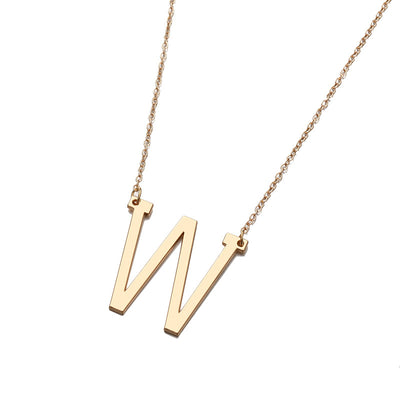 Collar de Letra Minimalista Europeo y Americano - Image 16