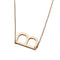 European And American Simple Jewelry Letter Necklace Dorado B
