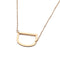 European And American Simple Jewelry Letter Necklace Dorado D