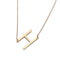 European And American Simple Jewelry Letter Necklace Dorado H