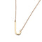 European And American Simple Jewelry Letter Necklace Dorado J