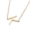 European And American Simple Jewelry Letter Necklace Dorado K