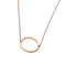 European And American Simple Jewelry Letter Necklace Dorado O