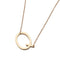 European And American Simple Jewelry Letter Necklace Dorado Q