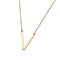 European And American Simple Jewelry Letter Necklace Dorado V