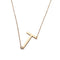 European And American Simple Jewelry Letter Necklace Dorado T