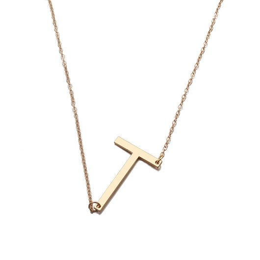 Collar de Letra Minimalista Europeo y Americano - Image 28