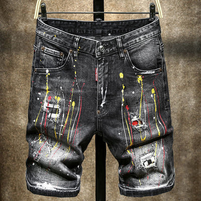 Shorts Vaqueros Personalizados con Pintura Artesanal Premium - Image 6