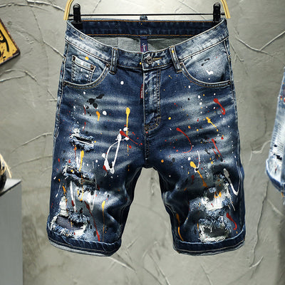 Shorts Vaqueros Personalizados con Pintura Artesanal Premium - Image 7