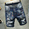 Shorts Vaqueros Personalizados con Pintura Artesanal Premium