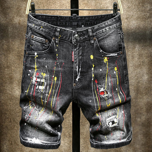Shorts Vaqueros Personalizados con Pintura Artesanal Premium - Image 5