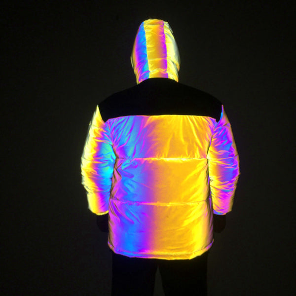 Prenda de Algodón con Costuras Reflectantes Multicolor