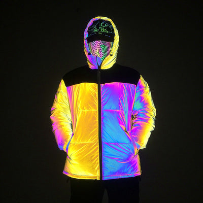 Prenda de Algodón con Costuras Reflectantes Multicolor - Image 5