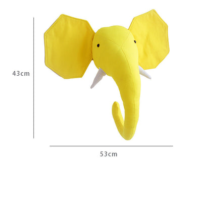 Decoración de Pared Cabeza de Animal para Cuarto Infantil
