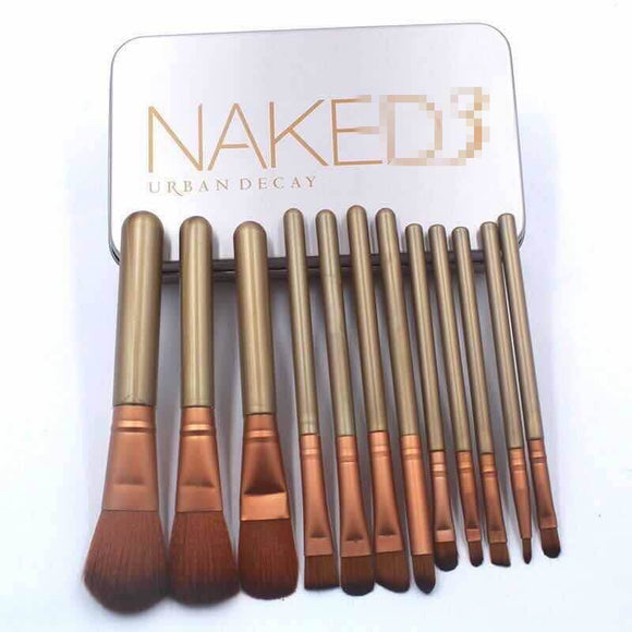 Set Profesional de Brochas de Maquillaje - Rubor, Sombras y Labios