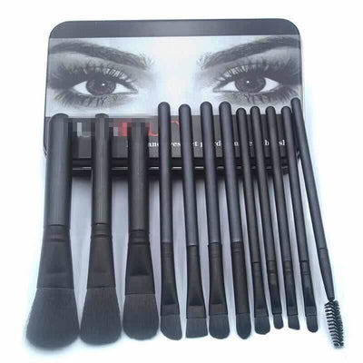 Set Profesional de Brochas de Maquillaje - Rubor, Sombras y Labios - Image 3