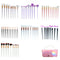 Brochas de Maquillaje Espiral Multicolor