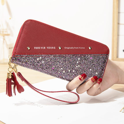 Cartera de Naipes con Diseño de Borlas Coloridas