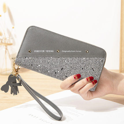 Cartera de Naipes con Diseño de Borlas Coloridas