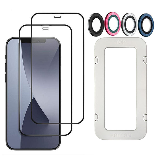 Protector de Pantalla Templado Compatible con iPhone - Modelos 6 a 12 Pro Max