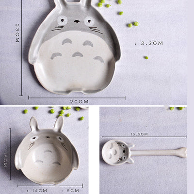 Tazón de Cerámica Totoro Adorable - Vajilla Infantil de Diseño - Image 7