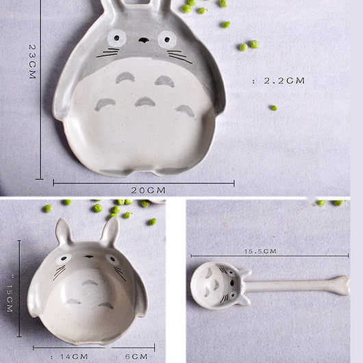 Tazón de Cerámica Totoro Adorable - Vajilla Infantil de Diseño - Image 7