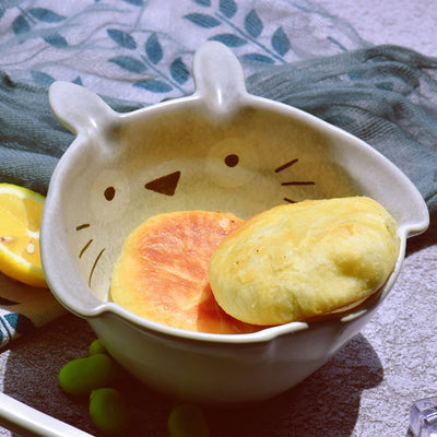 Tazón de Cerámica Totoro Adorable - Vajilla Infantil de Diseño