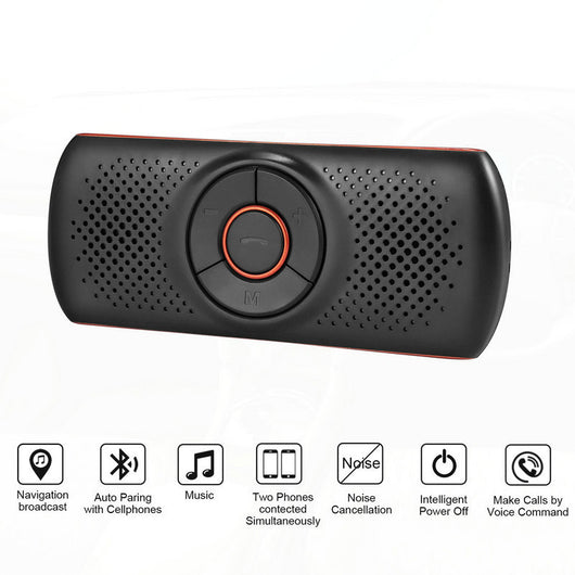 Altavoz Bluetooth para Auto con Manos Libres y Subwoofer - Image 8