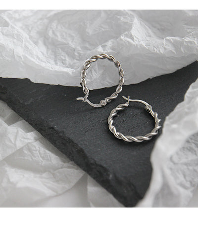 Aretes de Plata Esterlina 925 Tejidos a Mano - Image 12