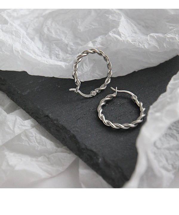 Aretes de Plata Esterlina 925 Tejidos a Mano - Image 2