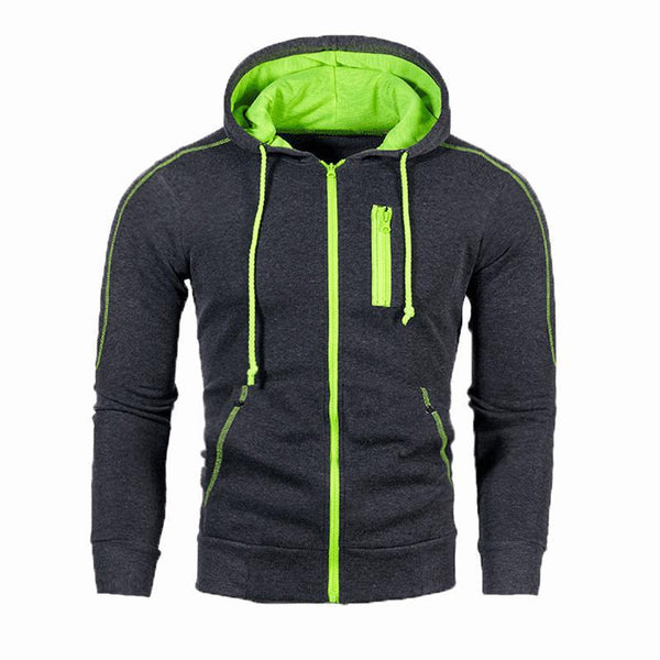 Suéter Deportivo con Capucha y Cierre - Cardigan Casual para Hombre
