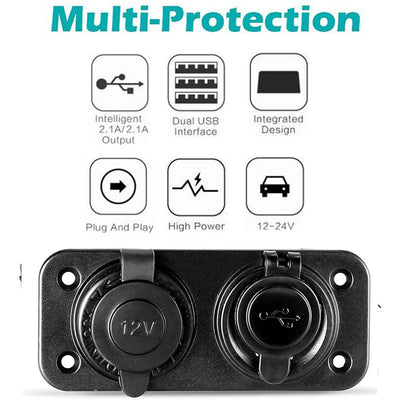 Divisor Dual USB para Encendedor de Auto 12V - Image 6