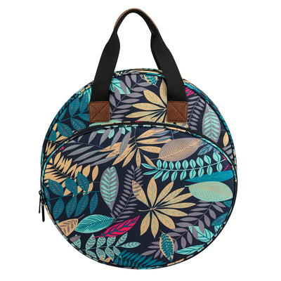 Bolsa Redonda para Bordado con Hojas de Arce - Organizador de Hilos y Accesorios de Costura - Image 2